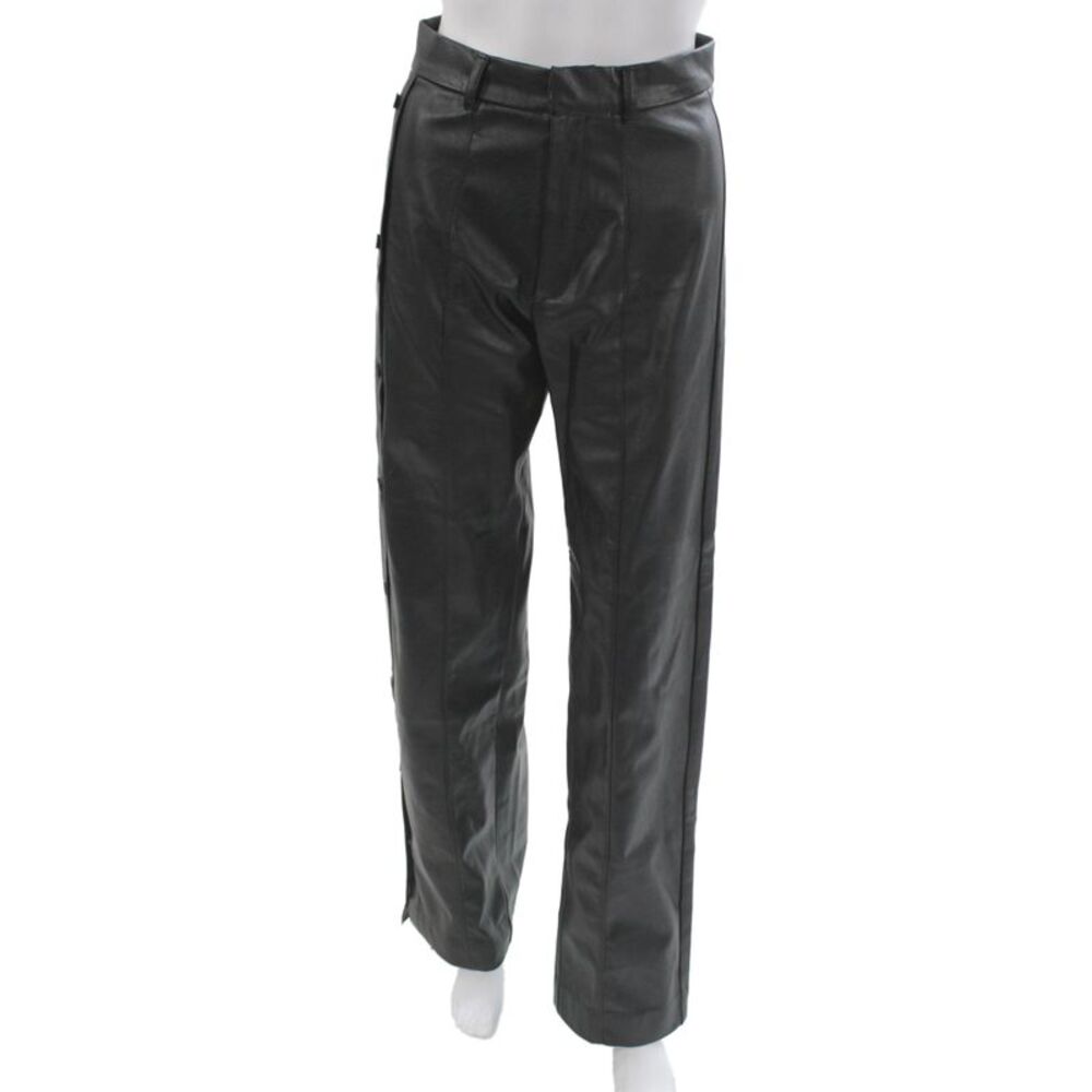 Nonchalant Label Women Dress Pants Black Polyester Zip Biker Fall Size XS